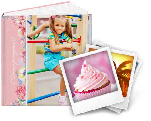 Детская фотокнига премиум качества под ключ - составление макета, обработка фото, печать фотокниги на основе химической фотопечати